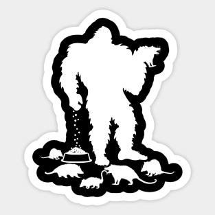 Bigfoot Opossums Sticker